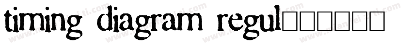timing diagram regul字体转换